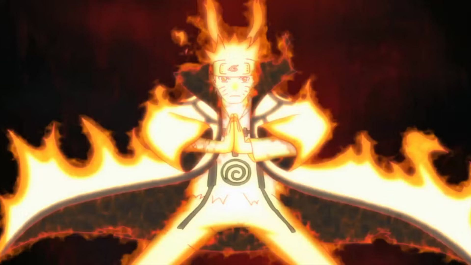 Kurama Chakra Mode as seen in the anime (Image via Studio Pierrot)